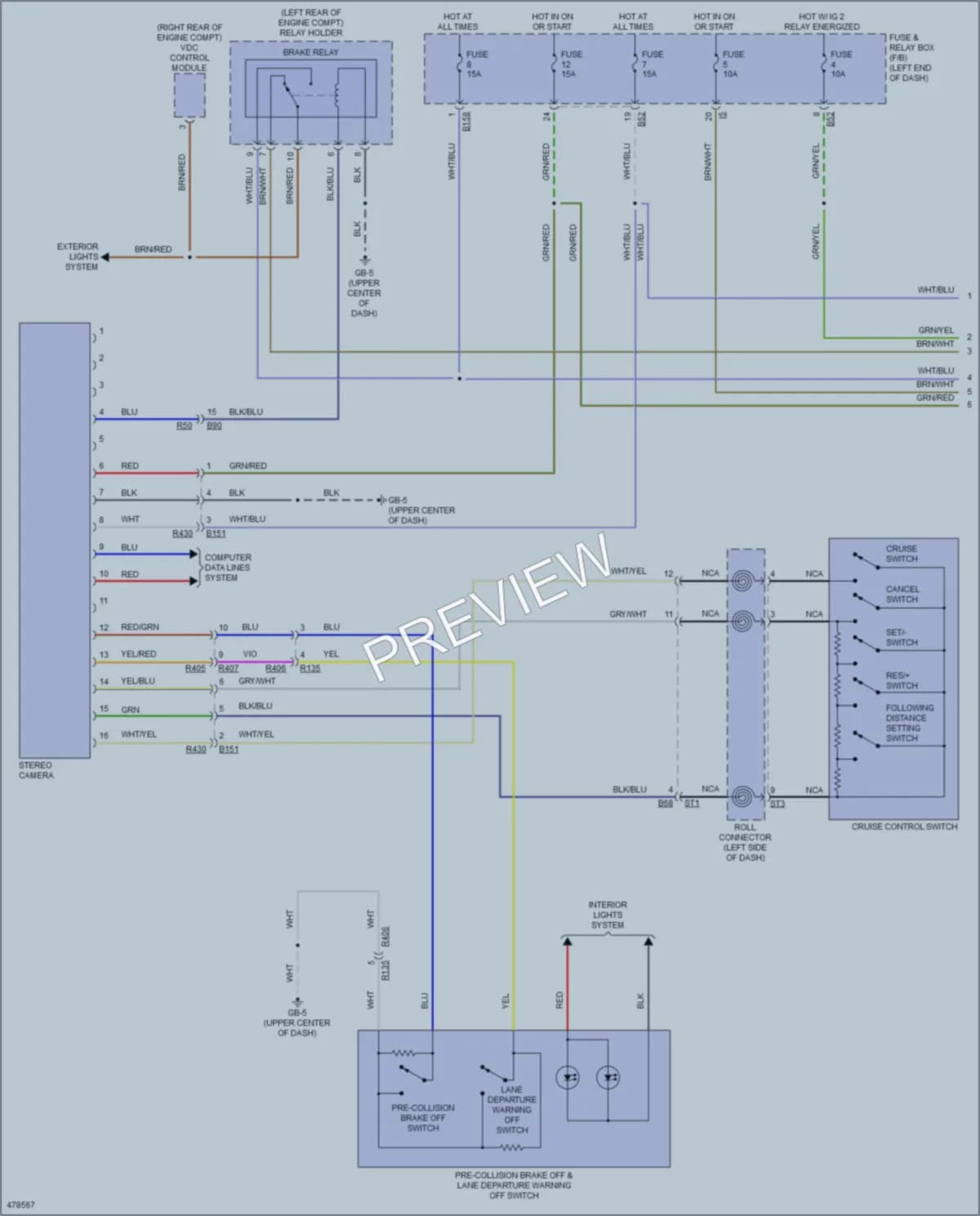 2015 Subaru Impreza Navigation wiring diagram preview