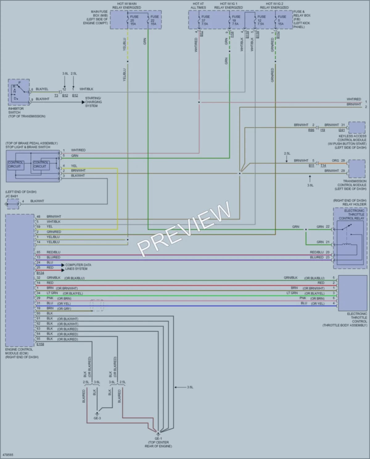 2015 Subaru Legacy Navigation wiring diagram preview