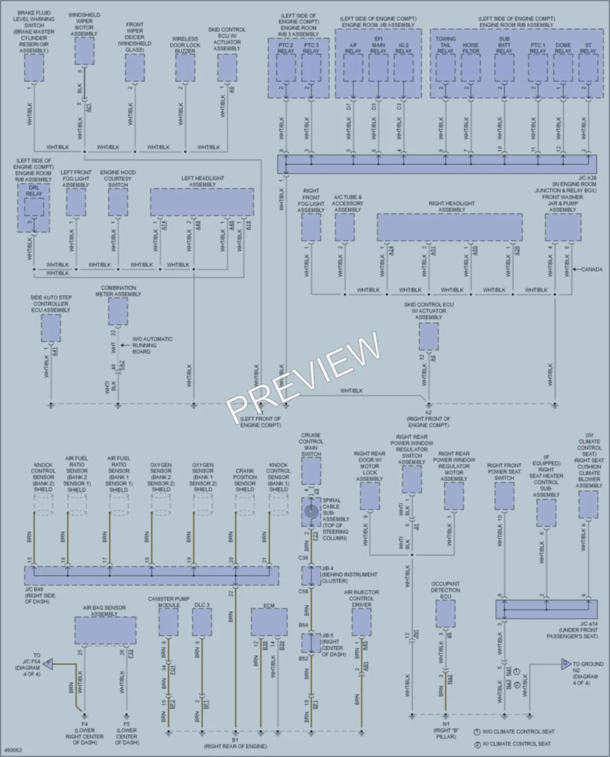 2015 Toyota 4Runner Ground Distribution wiring diagram preview