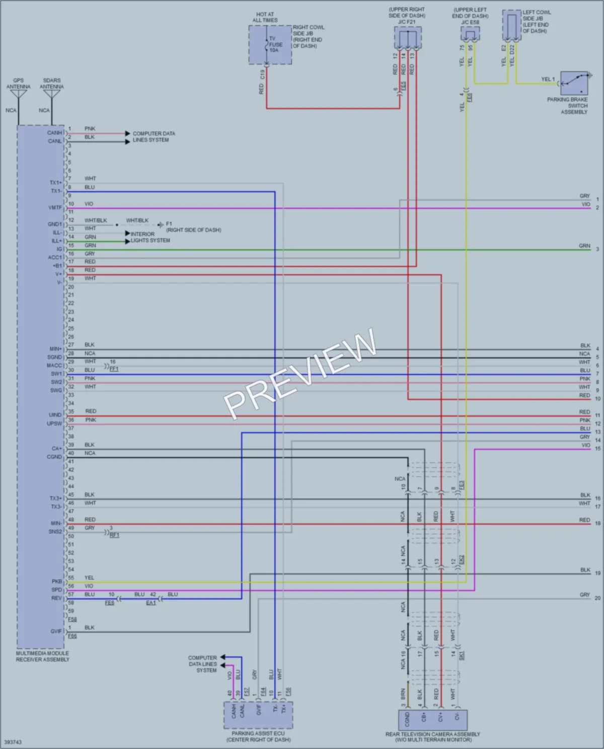 2015 Toyota LandCruiser Radio wiring diagram preview