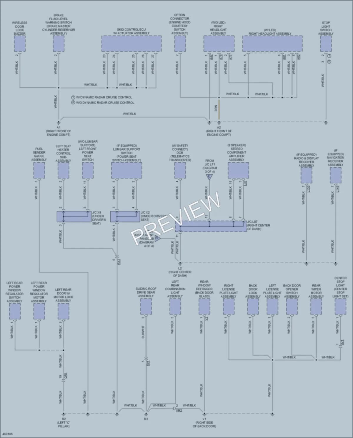 2015 Toyota Priusv Ground Distribution wiring diagram preview