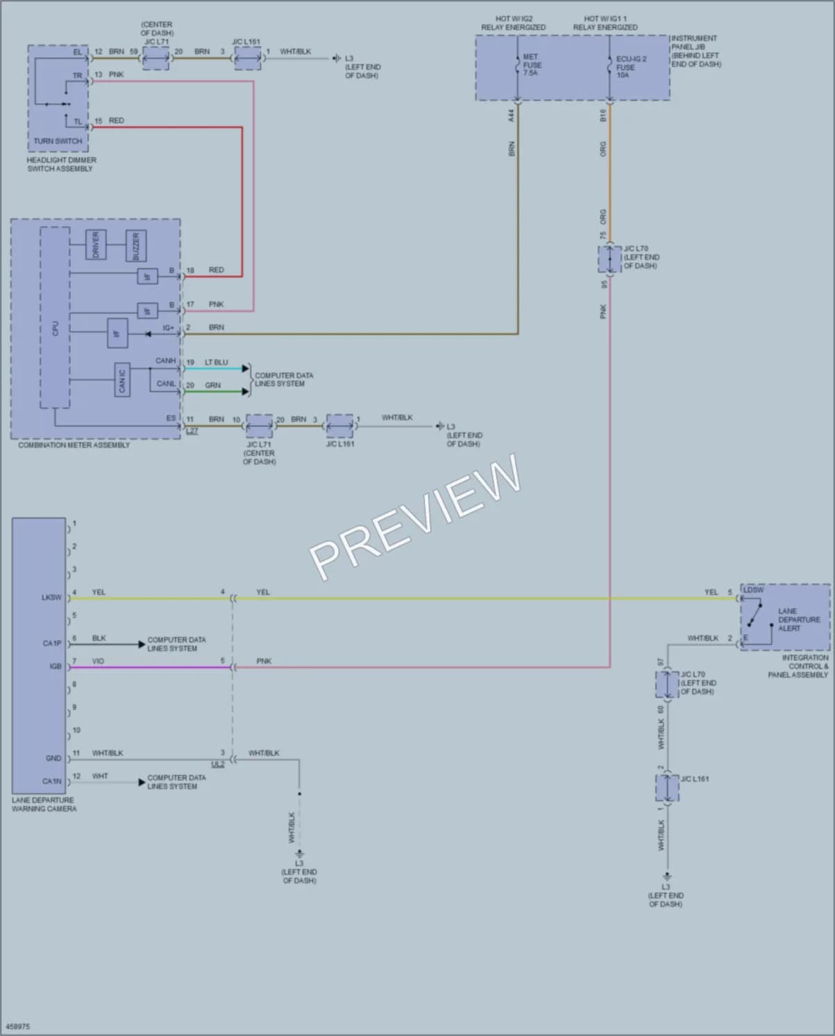 2015 Toyota Priusv Navigation wiring diagram preview