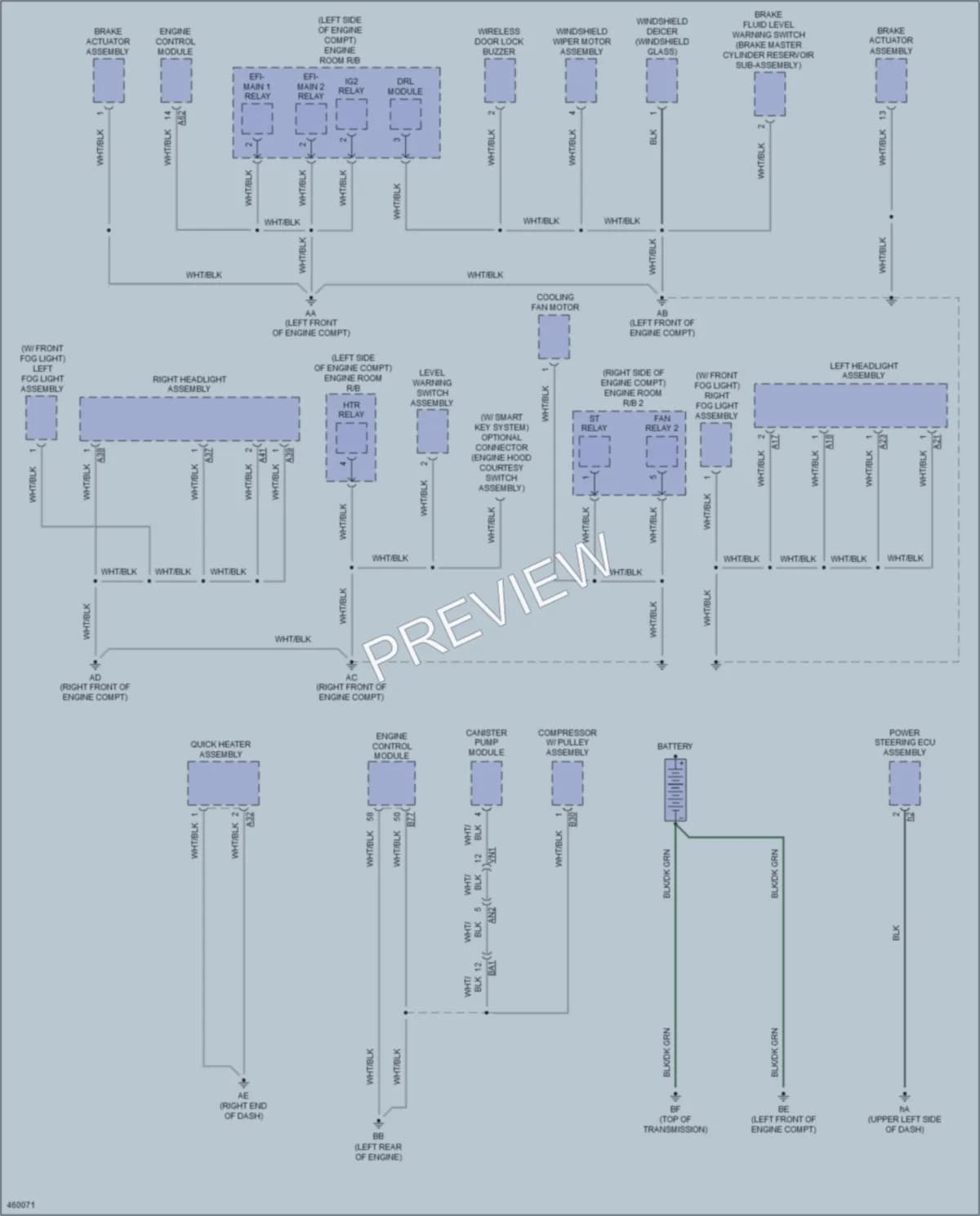 2015 Toyota RAV4 Ground Distribution wiring diagram preview