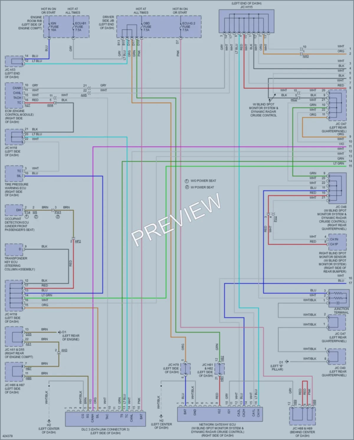 2015 Toyota Sequoia Computer Data Lines wiring diagram preview