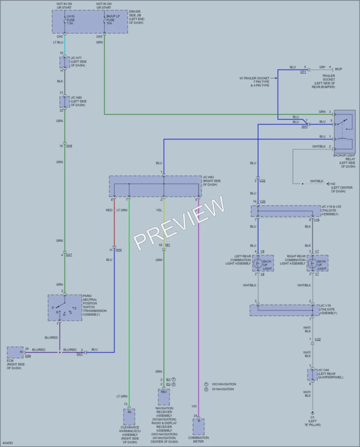 2015 Toyota Sequoia Exterior Lights wiring diagram preview