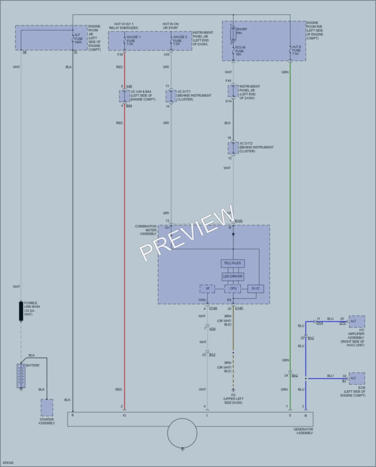 2015 Toyota Sienna Starting Charging wiring diagram preview