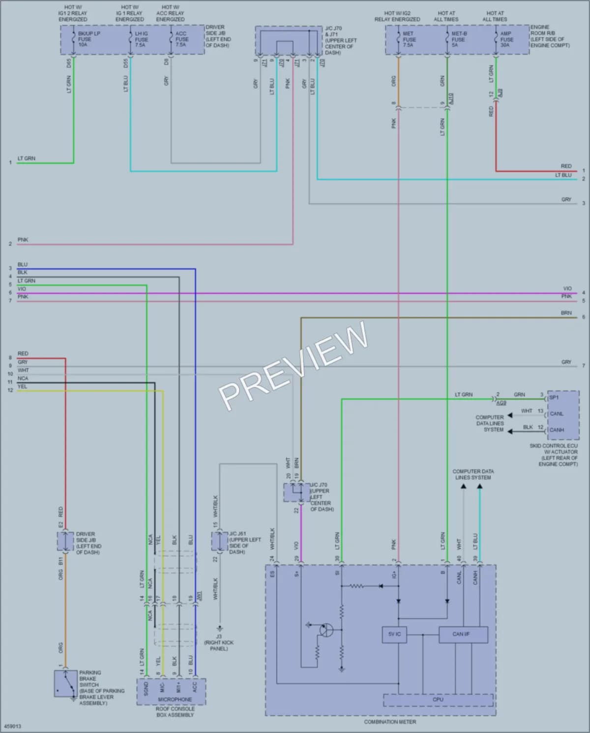 2015 Toyota Tundra Radio wiring diagram preview