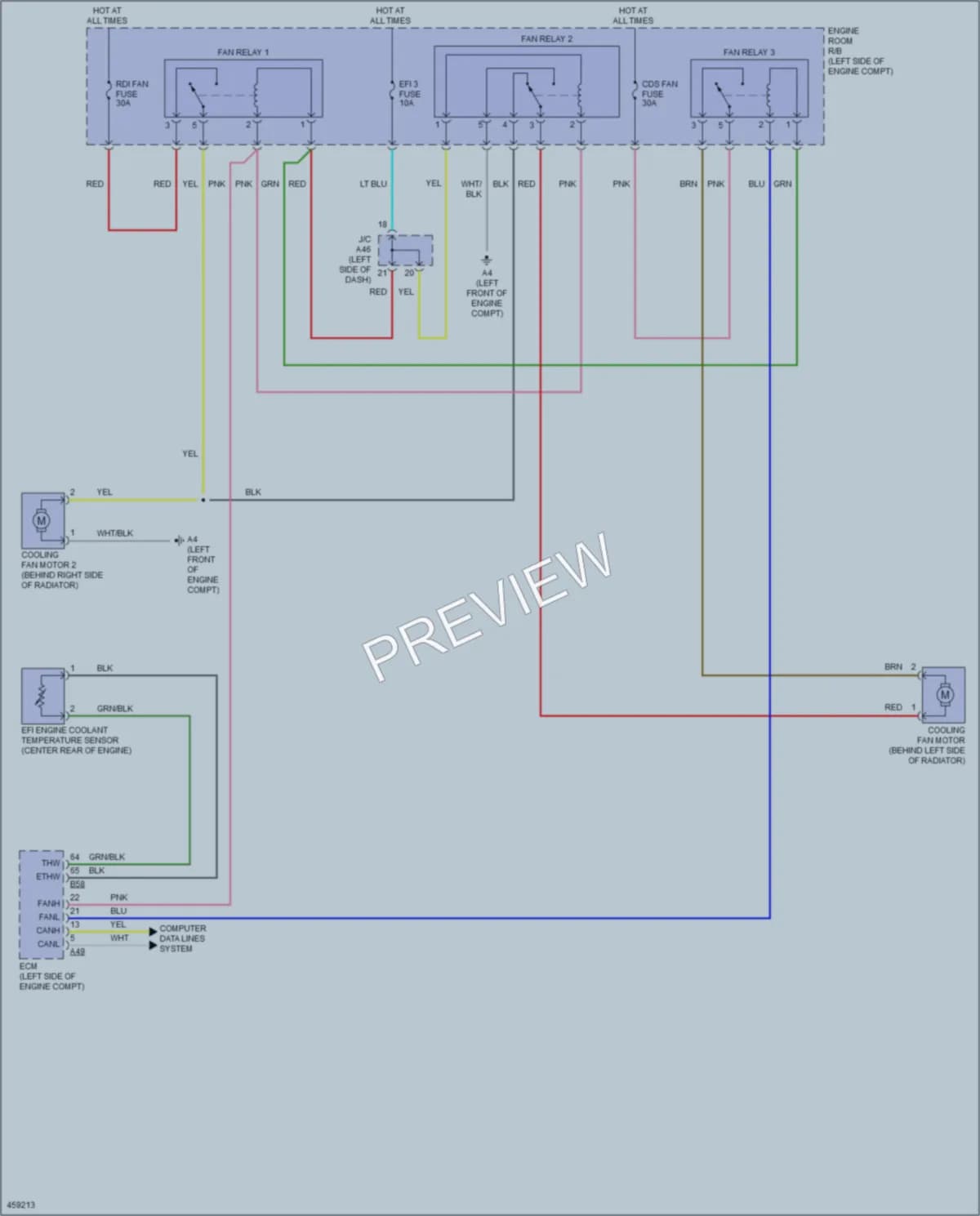 2015 Toyota Venza Cooling Fan wiring diagram preview