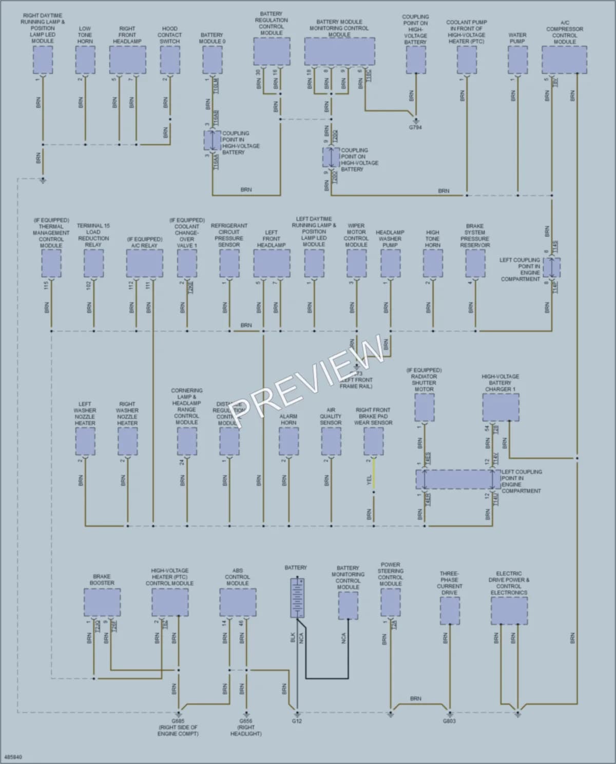 2015 Volkswagen Golf Ground Distribution wiring diagram preview