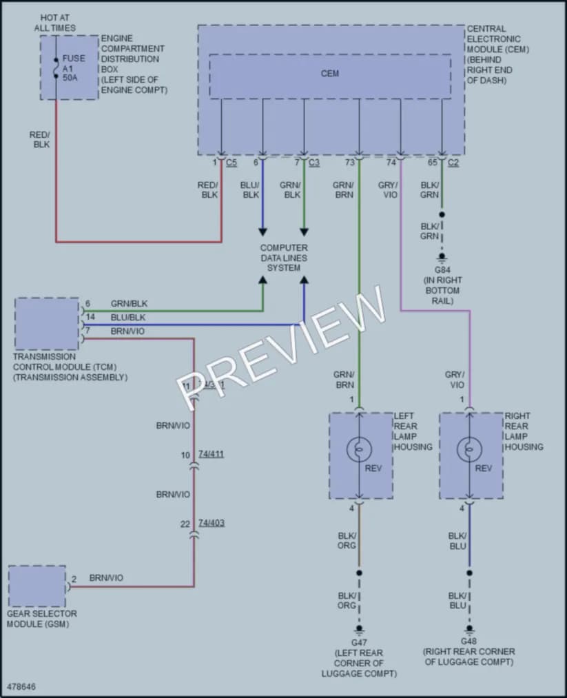 2015 Volvo XC60 Exterior Lights wiring diagram preview