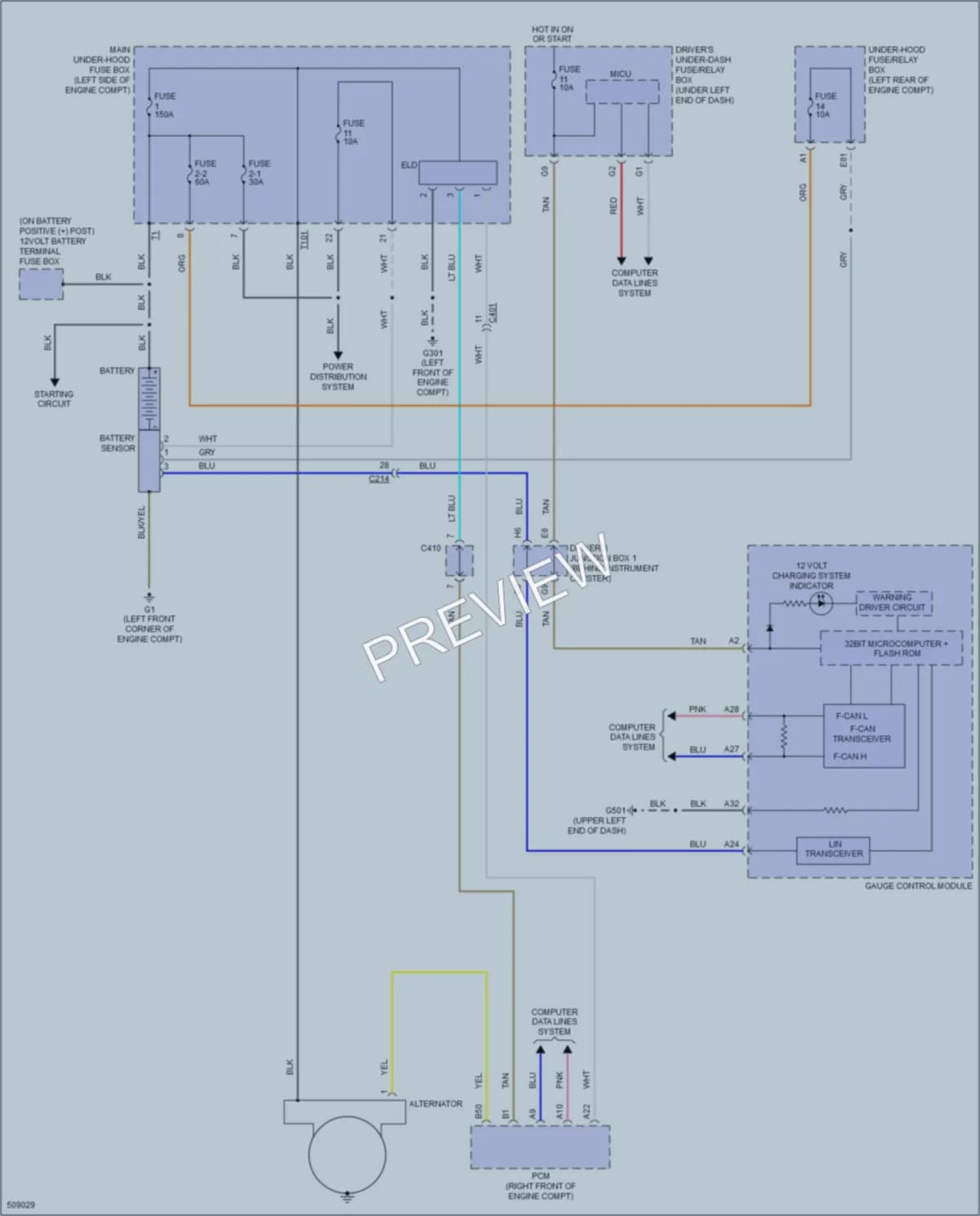 2016 Acura RLX Starting Charging wiring diagram preview