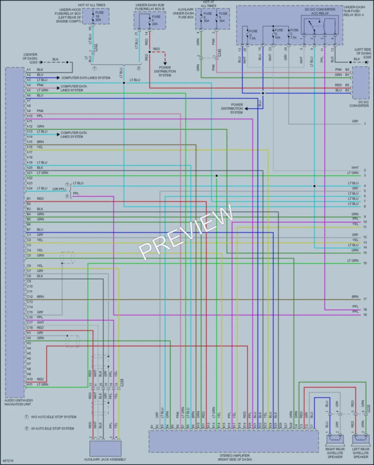 2016 Acura TLX Radio wiring diagram preview