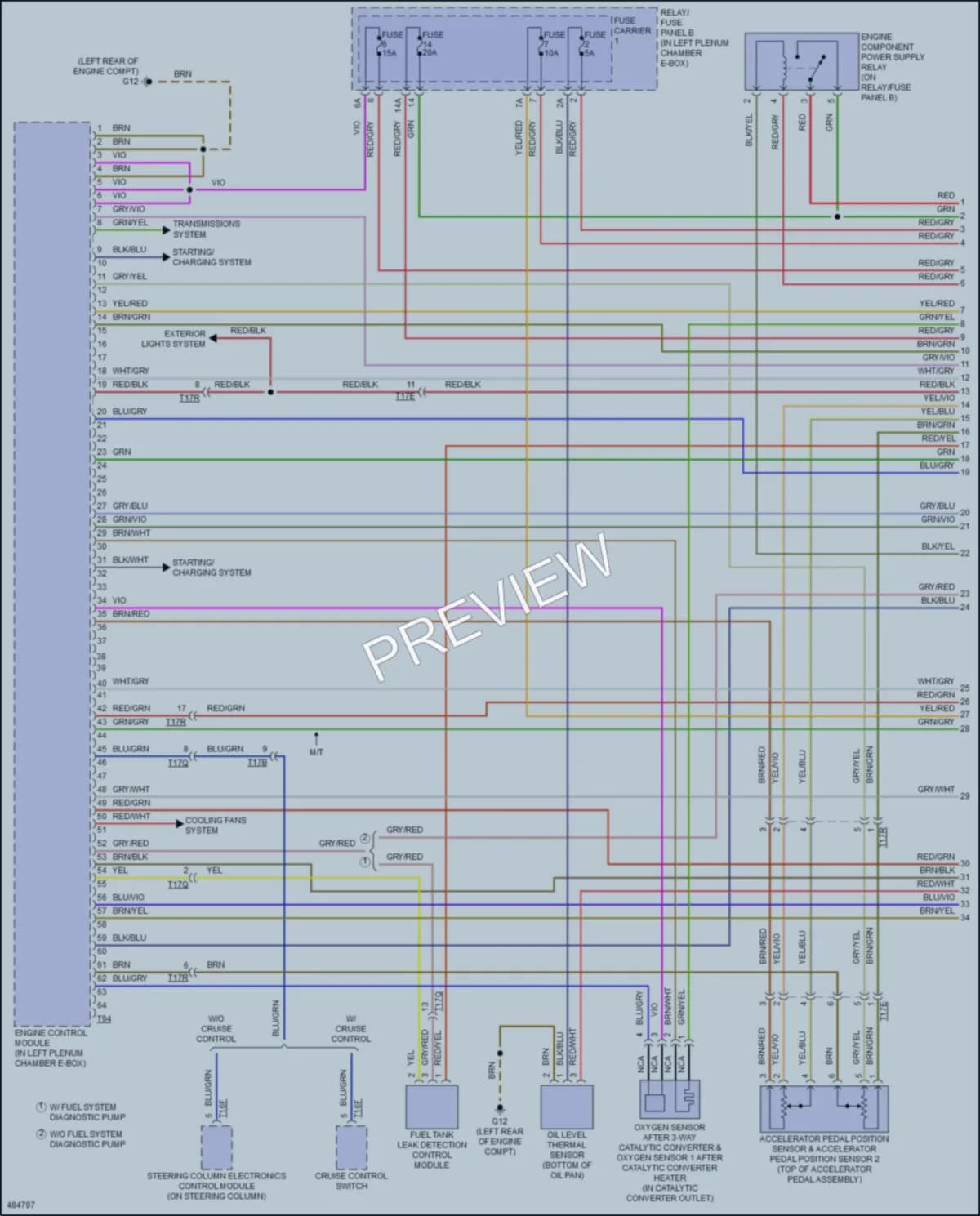 2016 Audi A5 Engine Performance wiring diagram preview