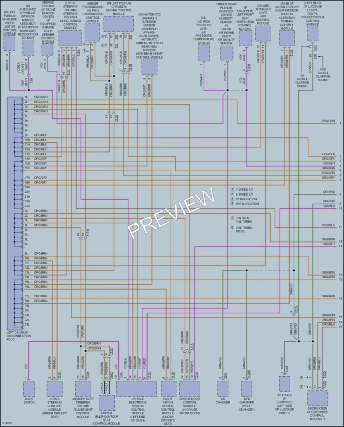 2016 Audi A7 Computer Data Lines wiring diagram preview