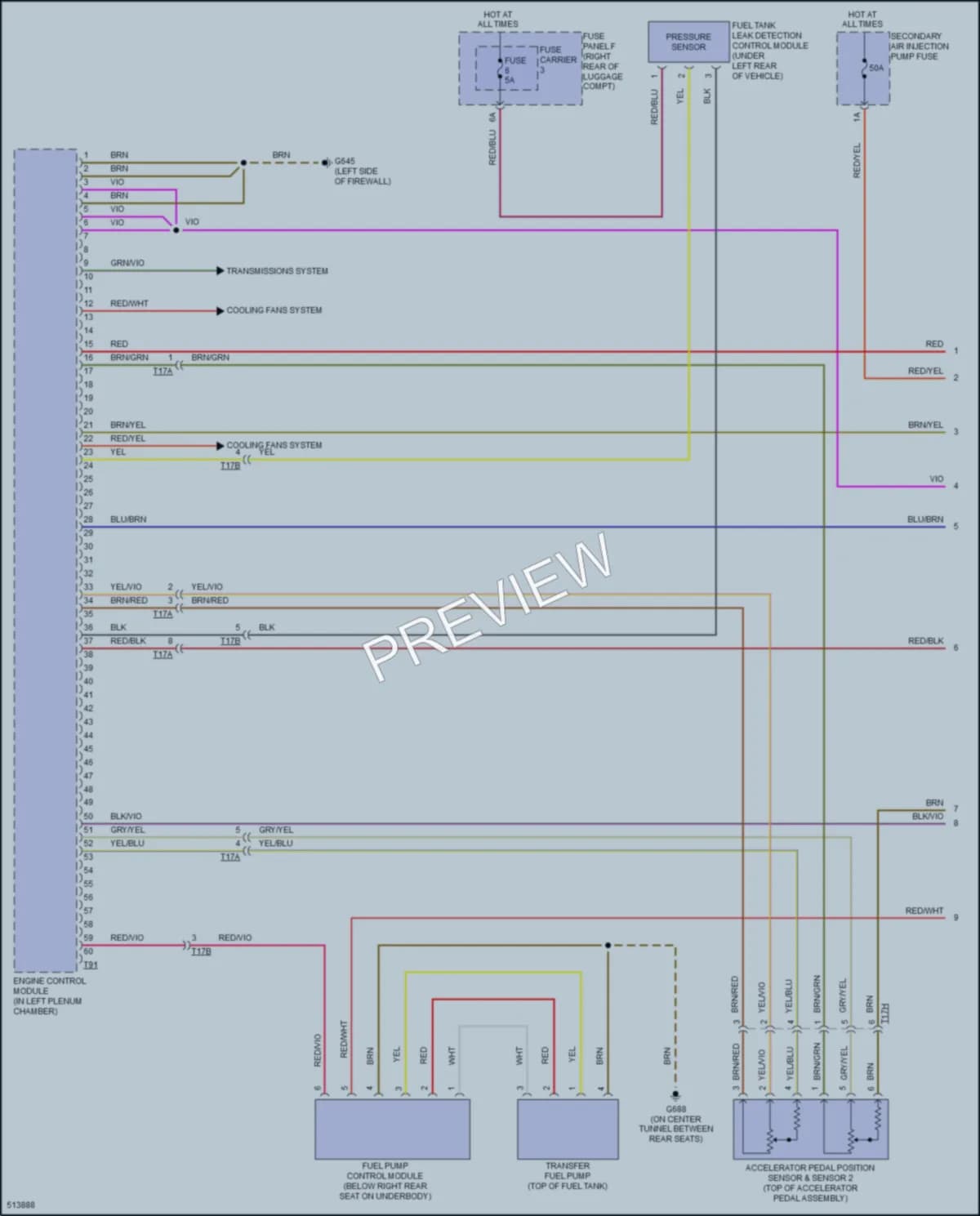 2016 Audi A7 Engine Performance wiring diagram preview