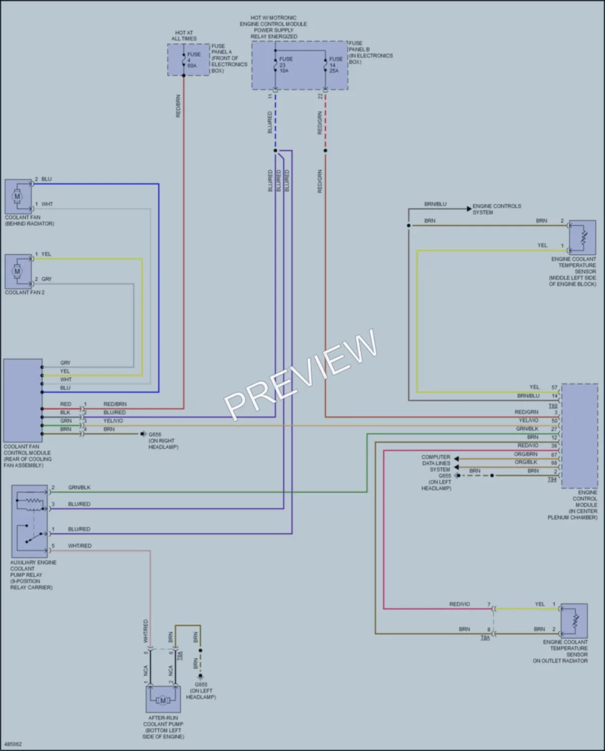2016 Audi Q3 Cooling Fan wiring diagram preview