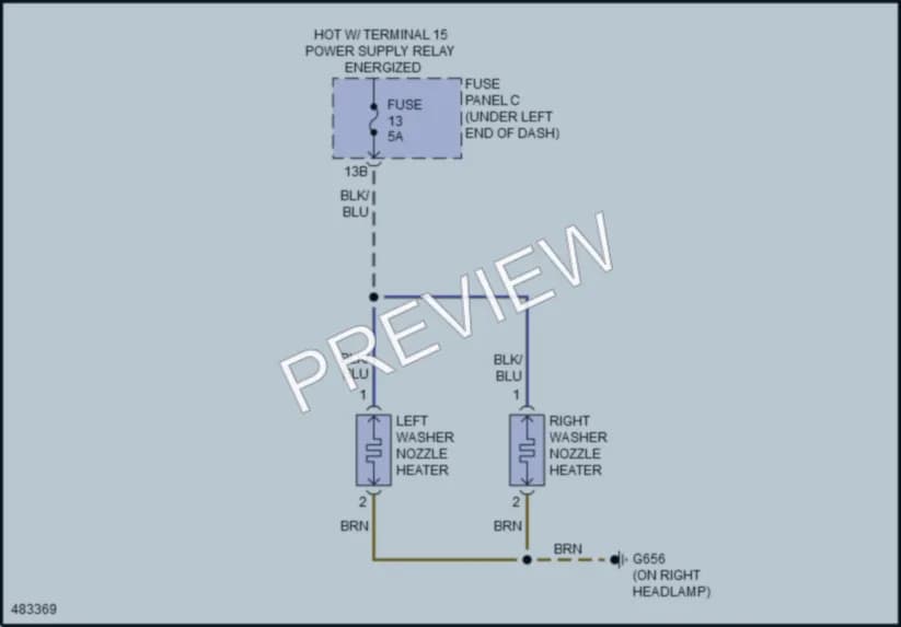 2016 Audi Q3 Wiper Washer wiring diagram preview
