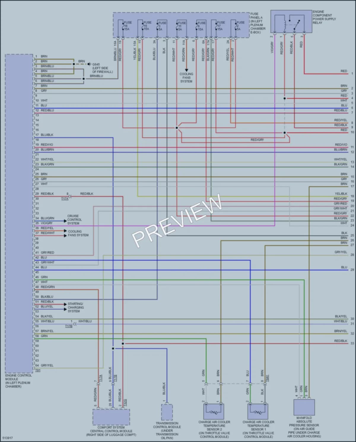2016 Audi RS7 Engine Performance wiring diagram preview