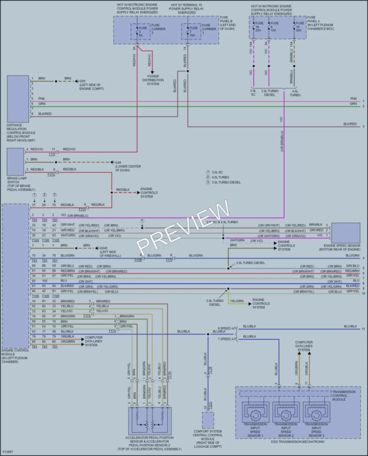 2016 Audi S7 Cruise Control wiring diagram preview