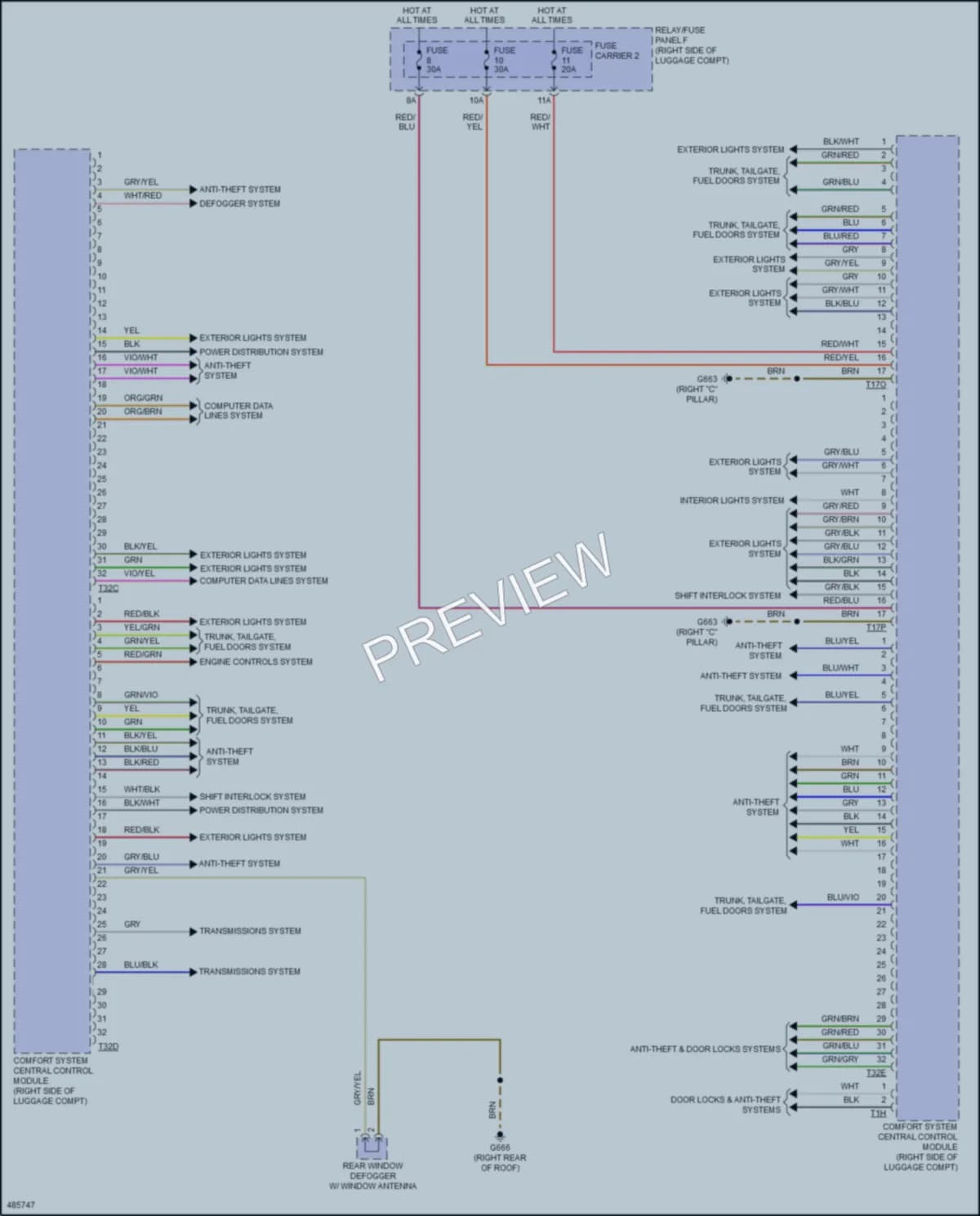 2016 Audi SQ5 Body Control Modules wiring diagram preview