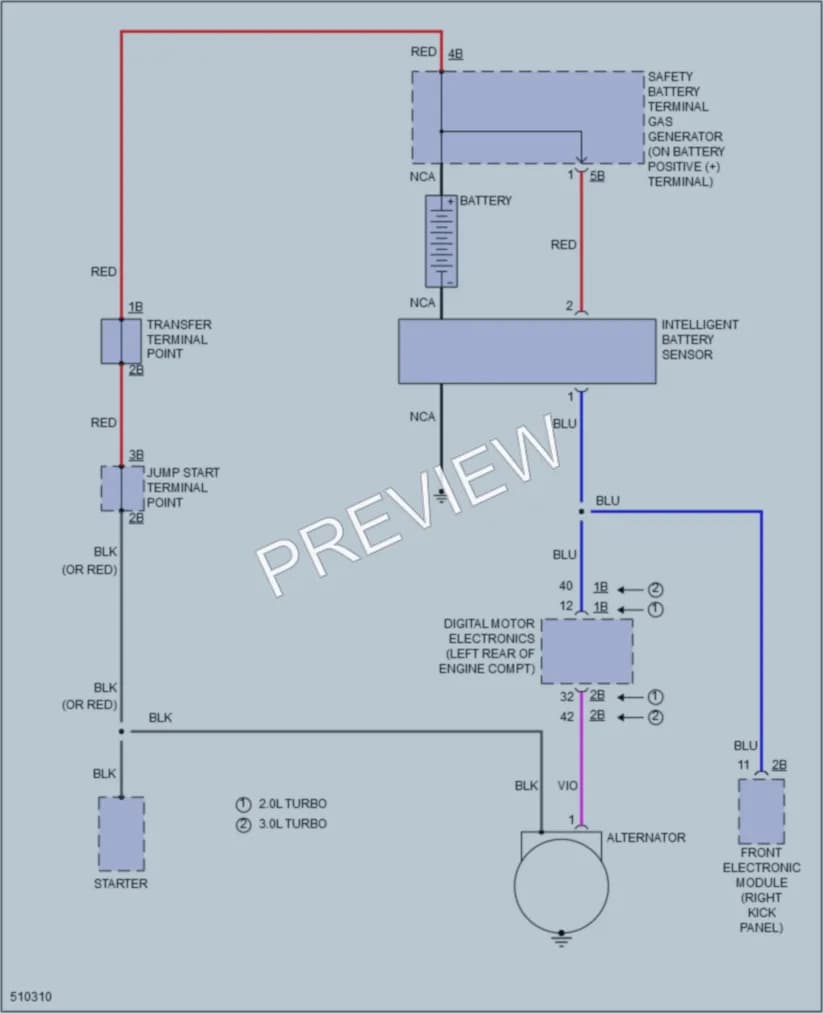 2016 BMW 228i Starting Charging wiring diagram preview