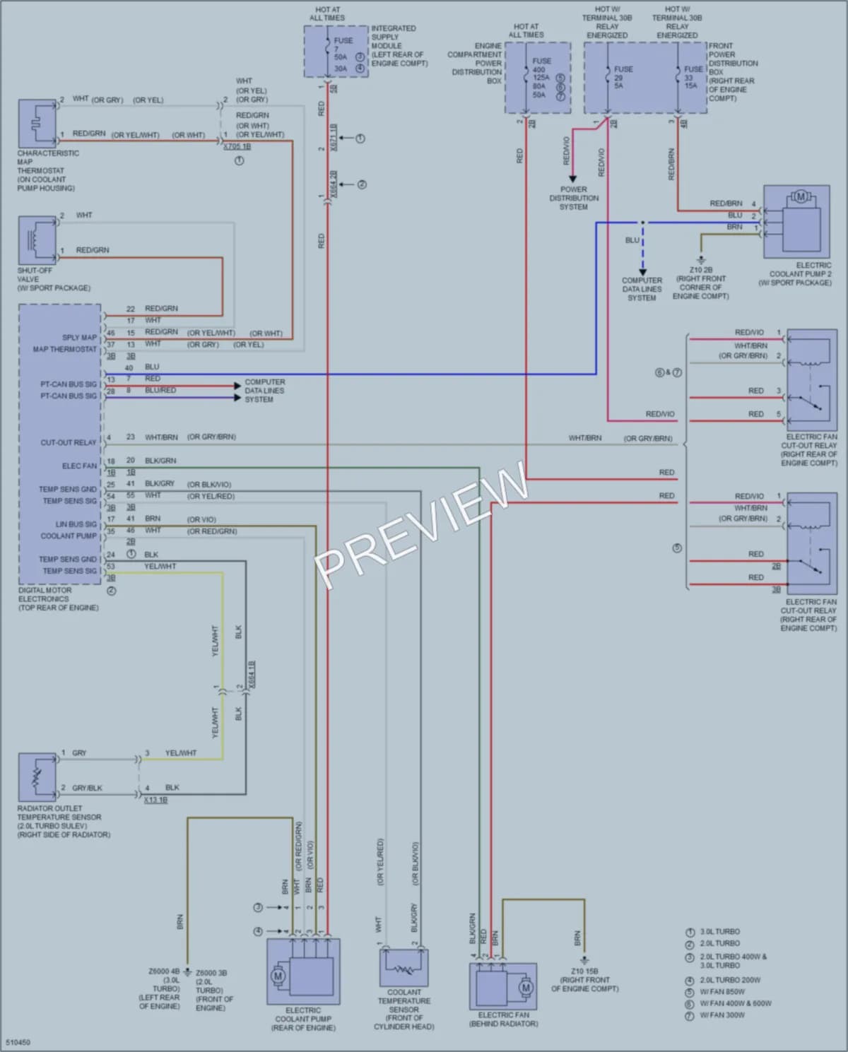 2016 BMW 428iGranCoupe Cooling Fan wiring diagram preview