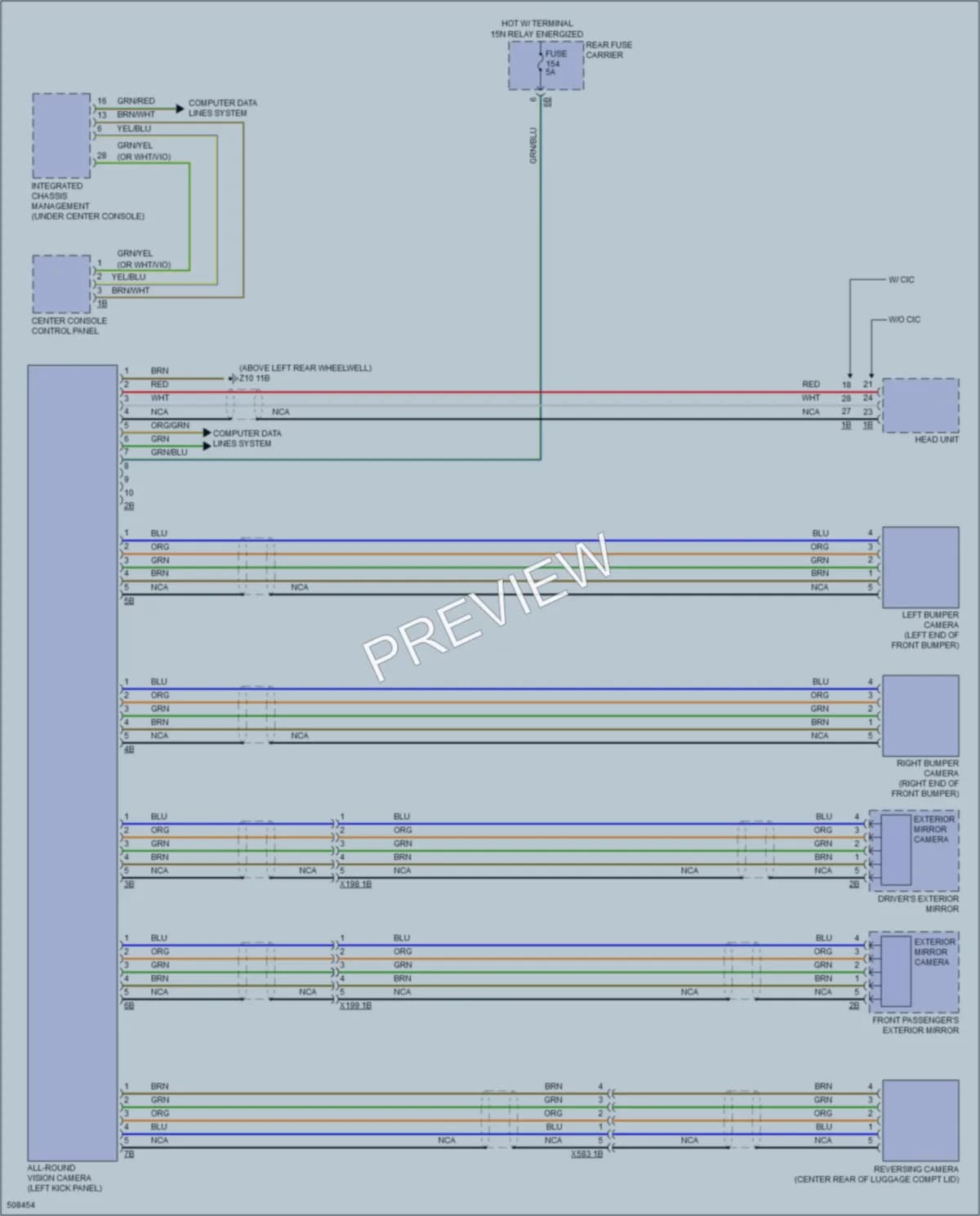 2016 BMW 435i Navigation wiring diagram preview