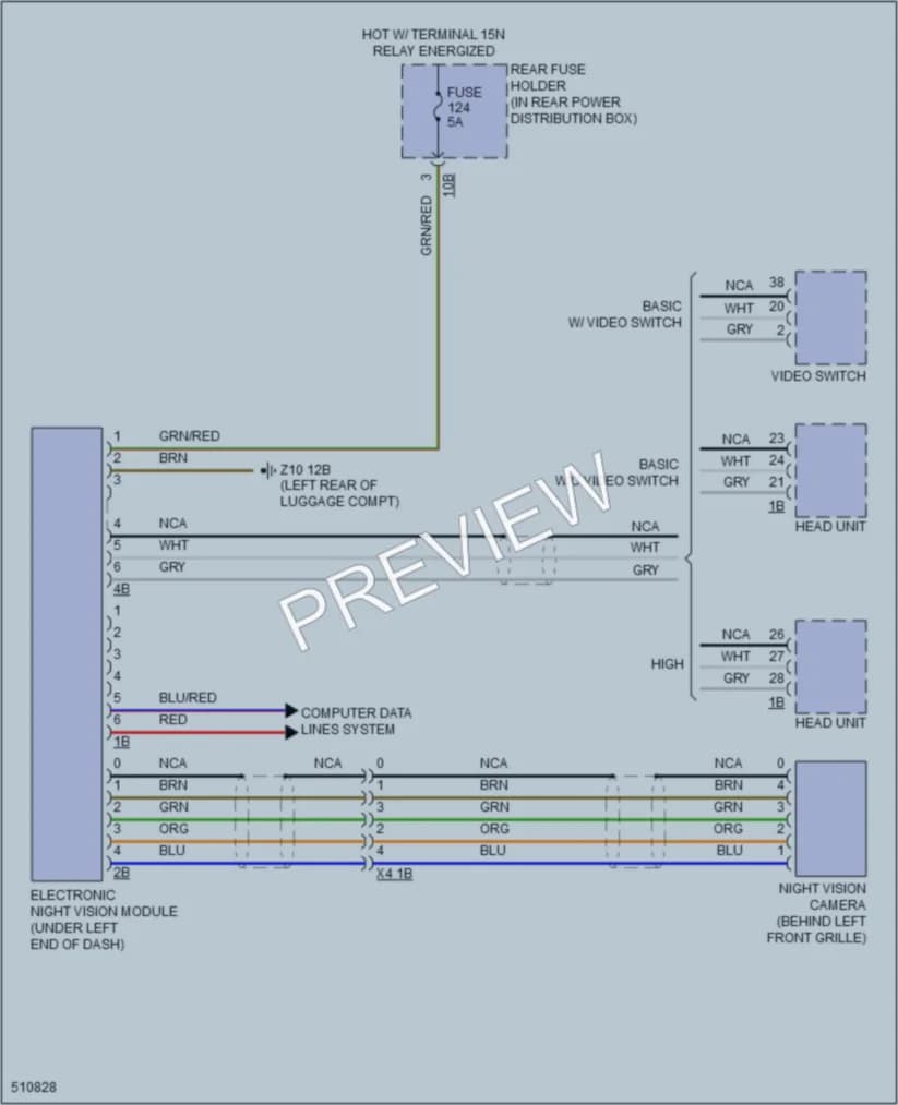 2016 BMW 640iGranCoupe Instrument Cluster wiring diagram preview