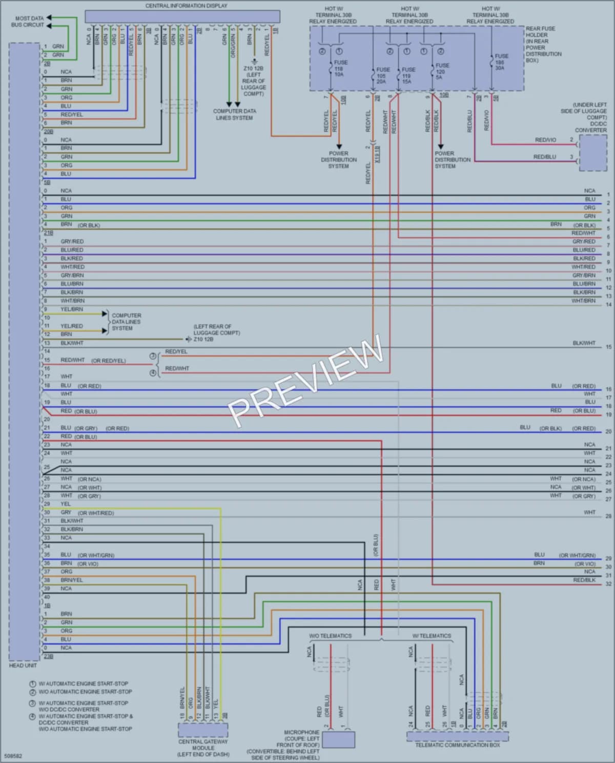 2016 BMW 650iGranCoupe Radio wiring diagram preview