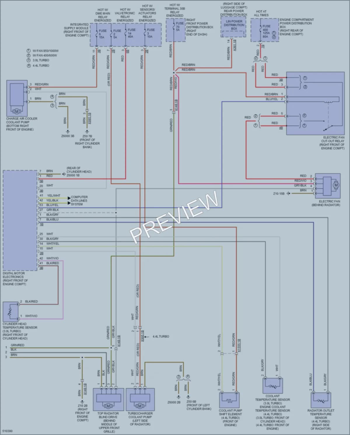2016 BMW 750Li Air Conditioning wiring diagram preview