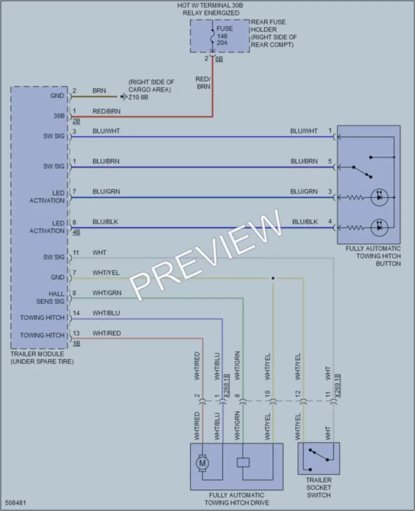 2016 BMW ActiveHybrid5 Active Bodyworks wiring diagram preview