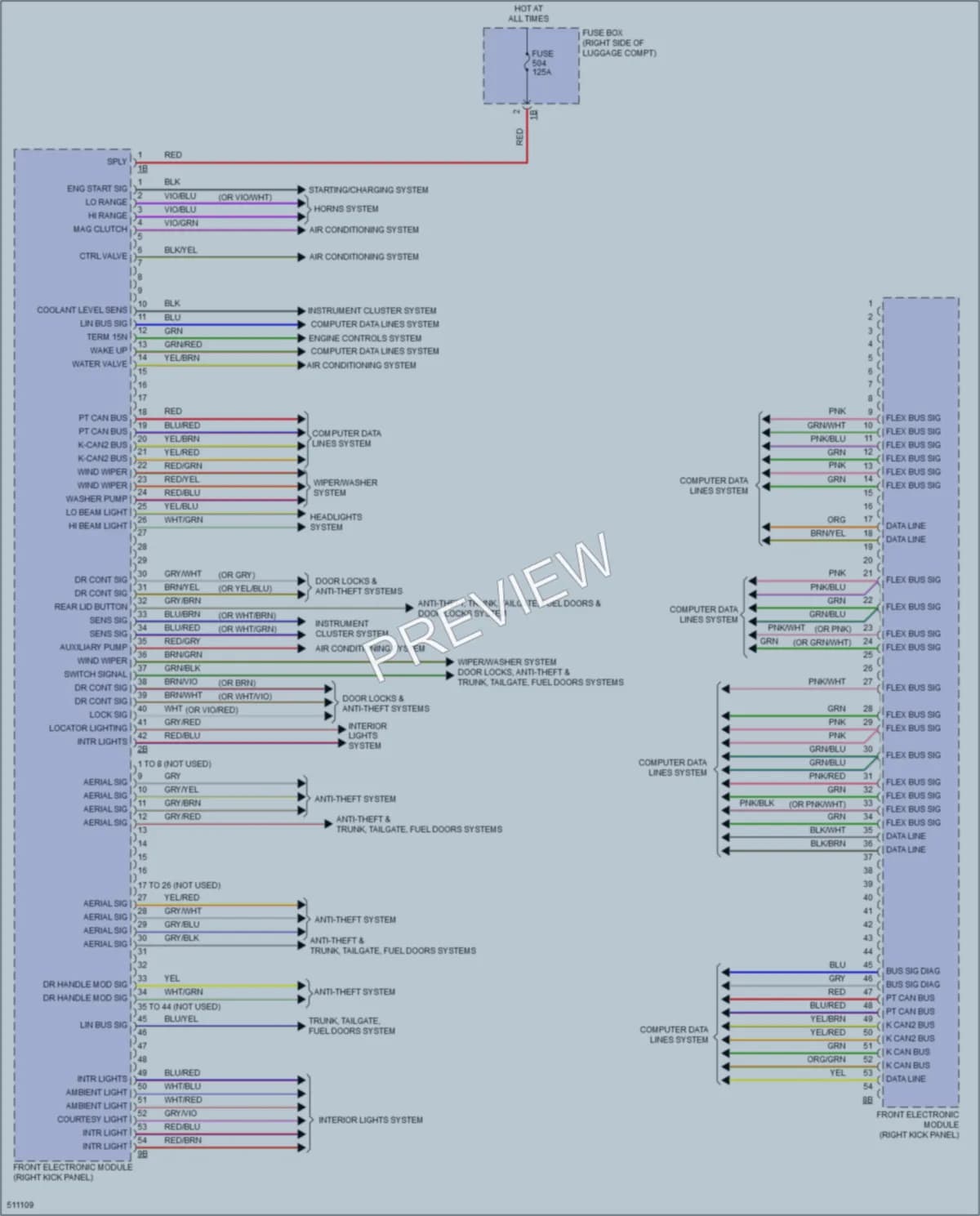 2016 BMW M4 Body Control Modules wiring diagram preview