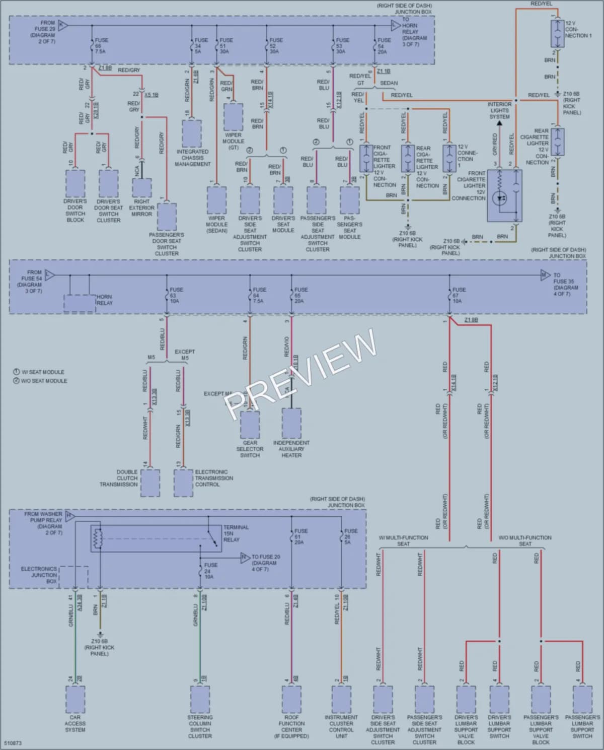2016 BMW M5 Power Distribution wiring diagram preview