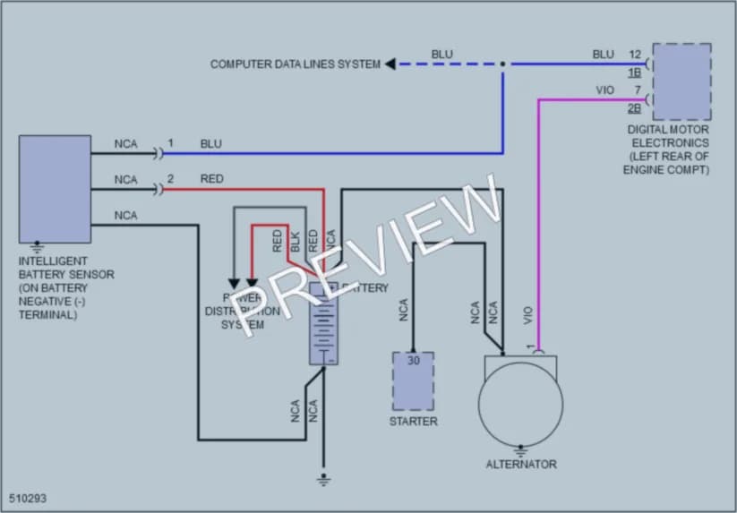 2016 BMW X1 Starting Charging wiring diagram preview