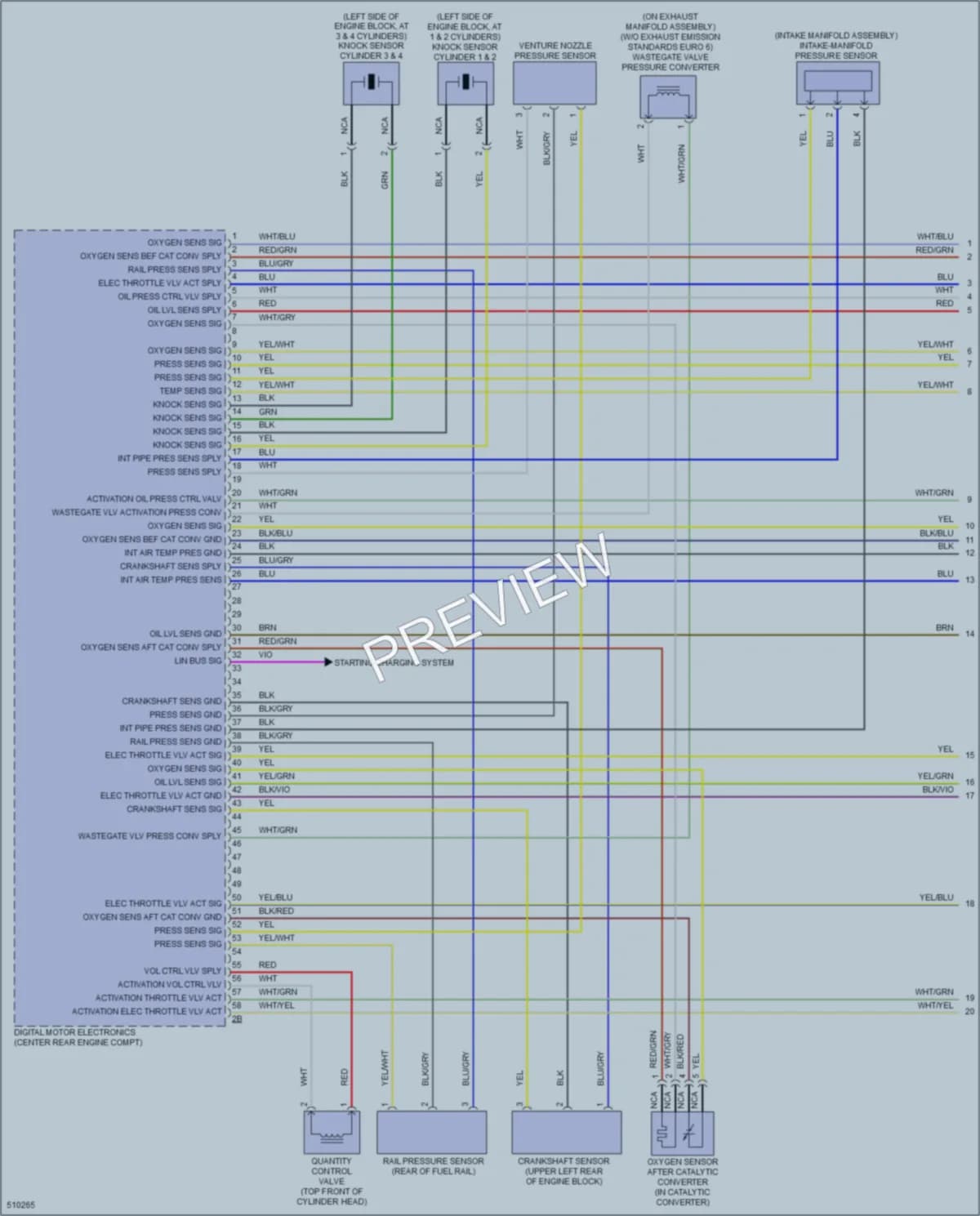 2016 BMW X3 Engine Performance wiring diagram preview