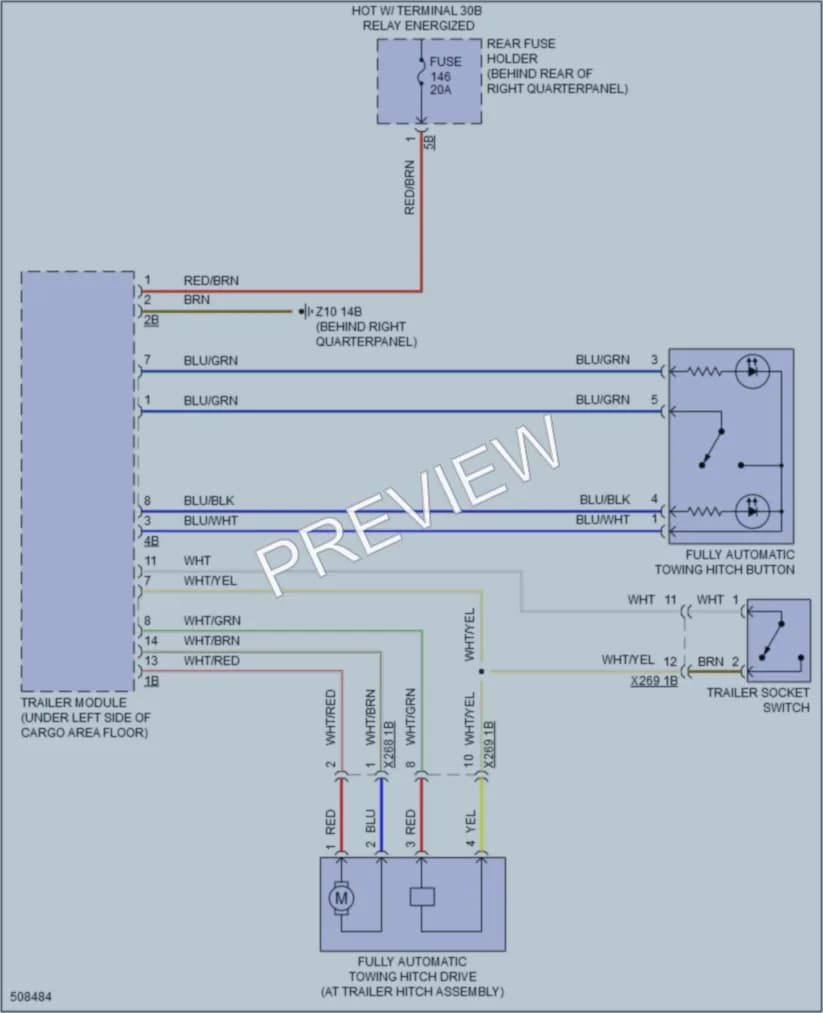 2016 BMW X4 Active Bodyworks wiring diagram preview