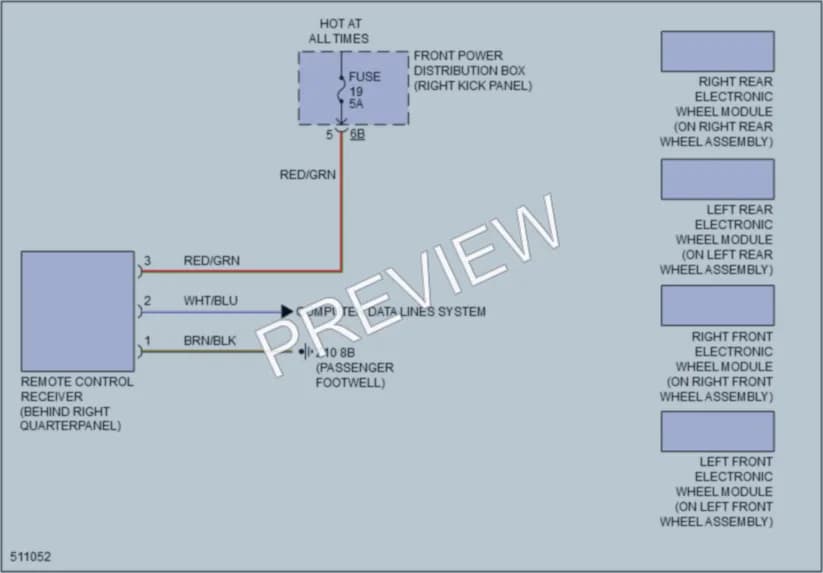 2016 BMW X5 Warning Systems wiring diagram preview