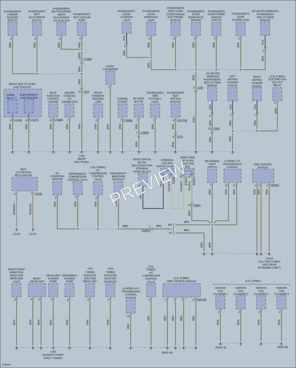 2016 BMW Z4 Ground Distribution wiring diagram preview