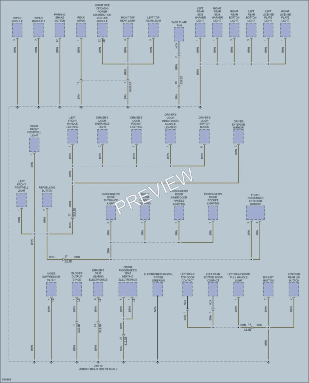 2016 BMW i3 Ground Distribution wiring diagram preview