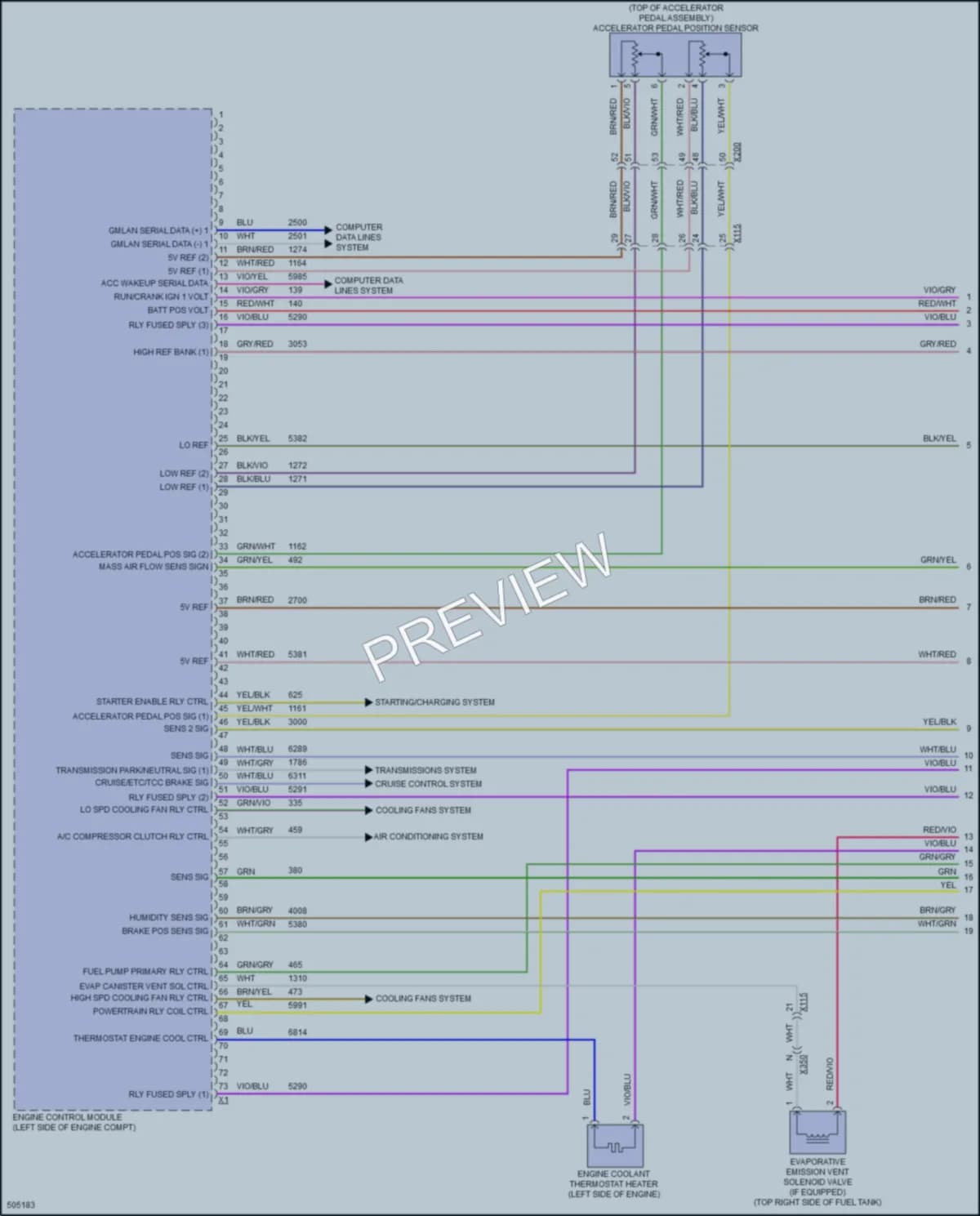 2016 Buick Cascada Engine Performance wiring diagram preview