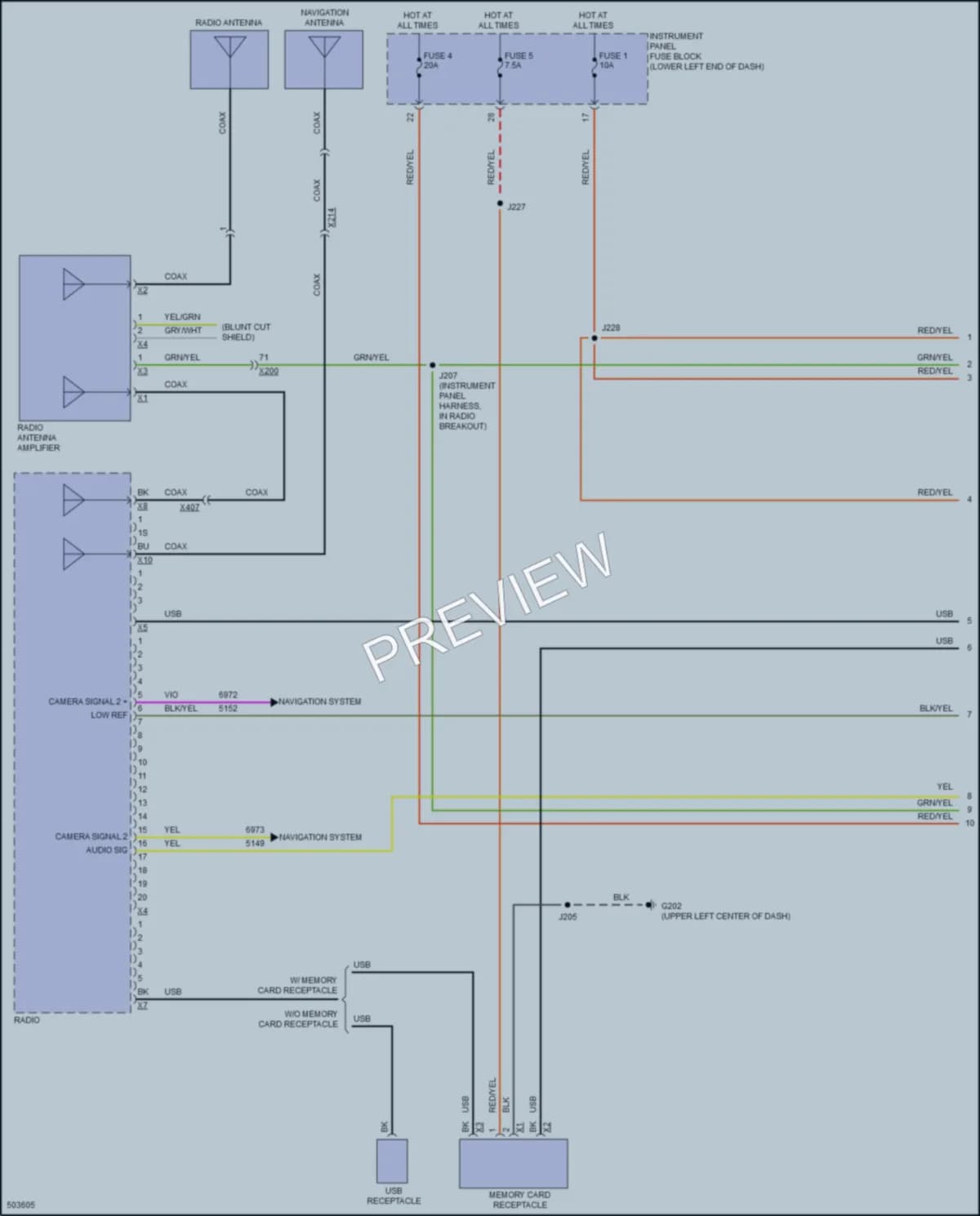 2016 Buick Cascada Radio wiring diagram preview