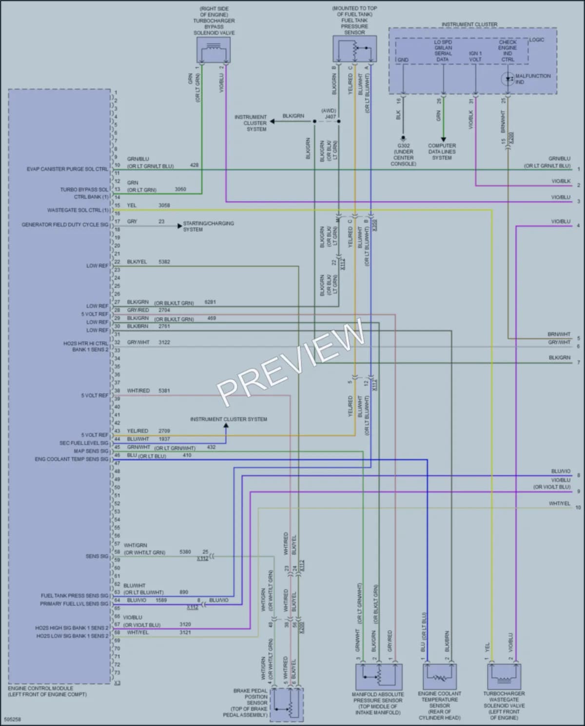 2016 Buick Encore Engine Performance wiring diagram preview