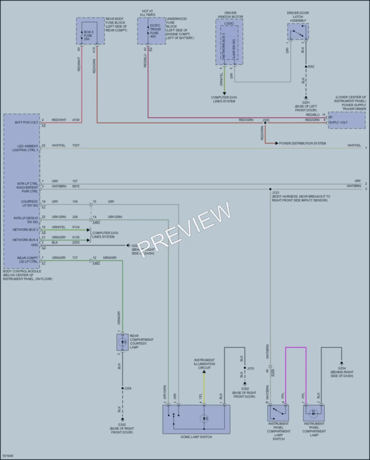 2016 Buick Envision Interior Lights wiring diagram preview