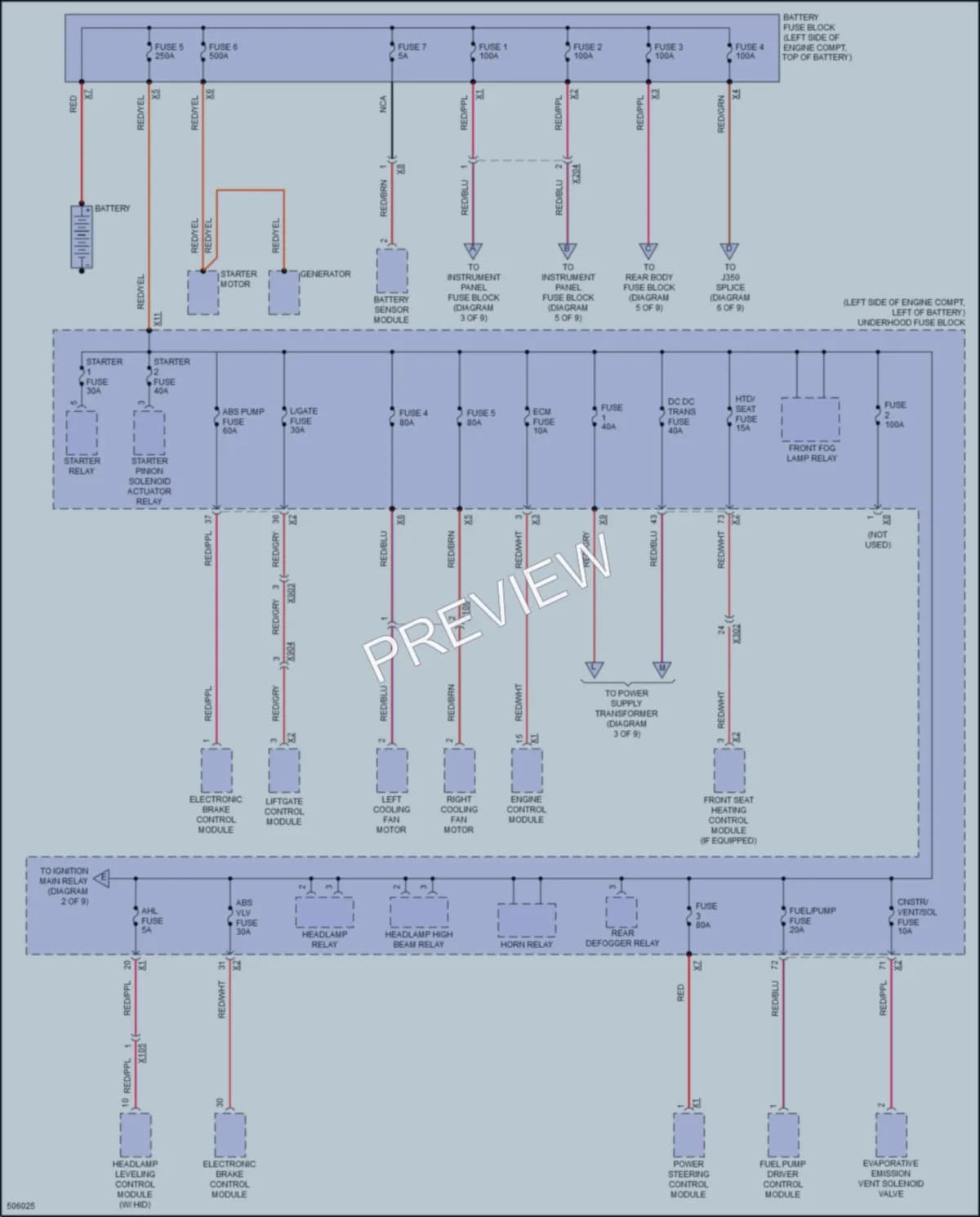 2016 Buick Envision Power Distribution wiring diagram preview