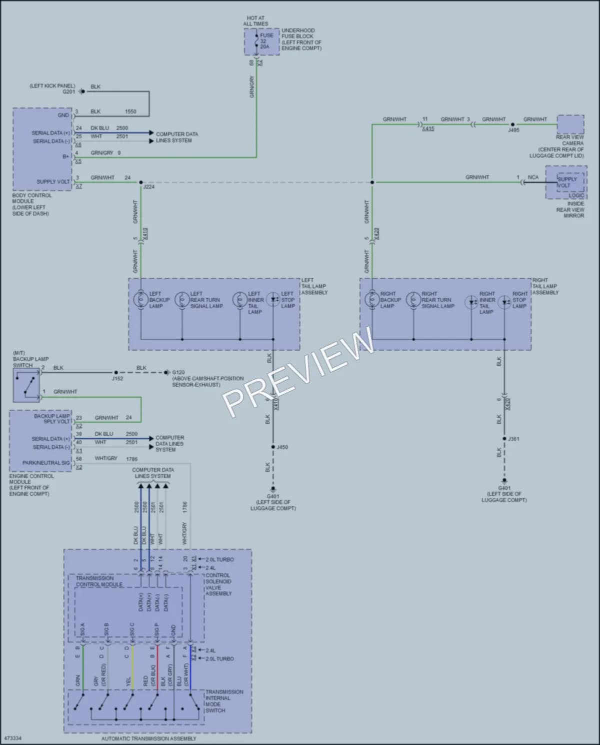 2016 Buick Regal Exterior Lights wiring diagram preview