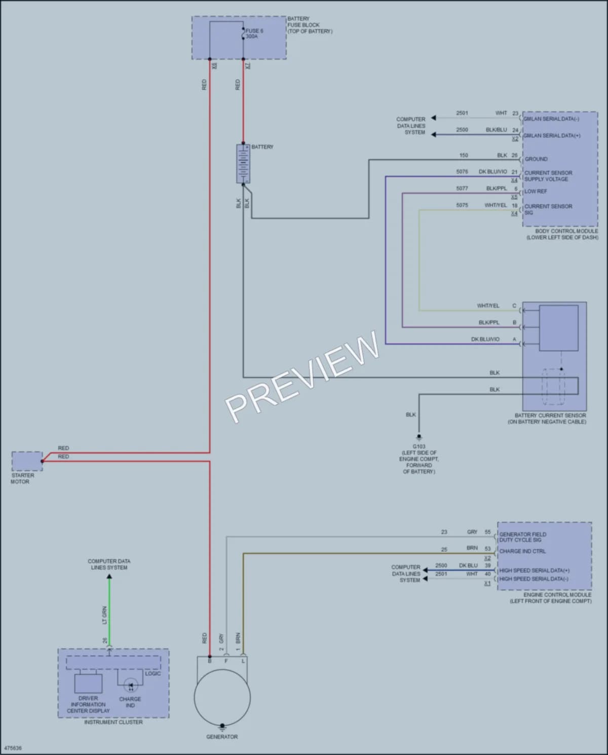 2016 Buick Regal Starting Charging wiring diagram preview