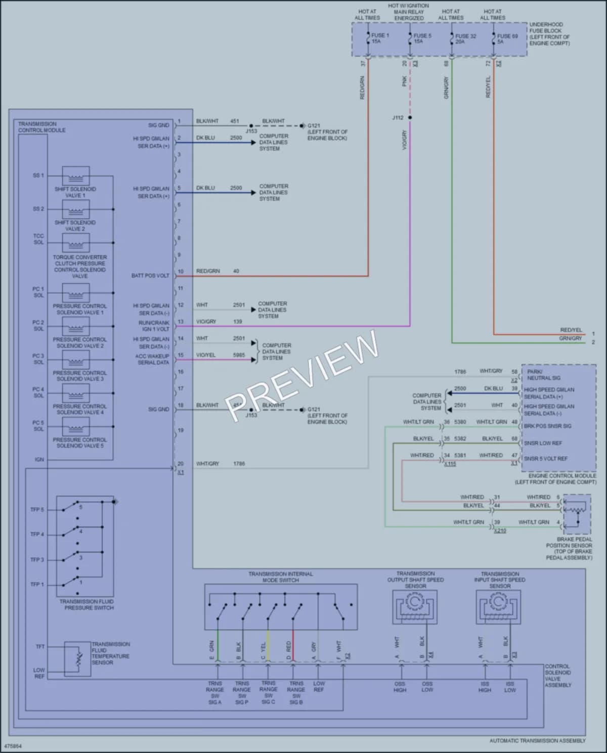 2016 Buick Regal Transmission wiring diagram preview