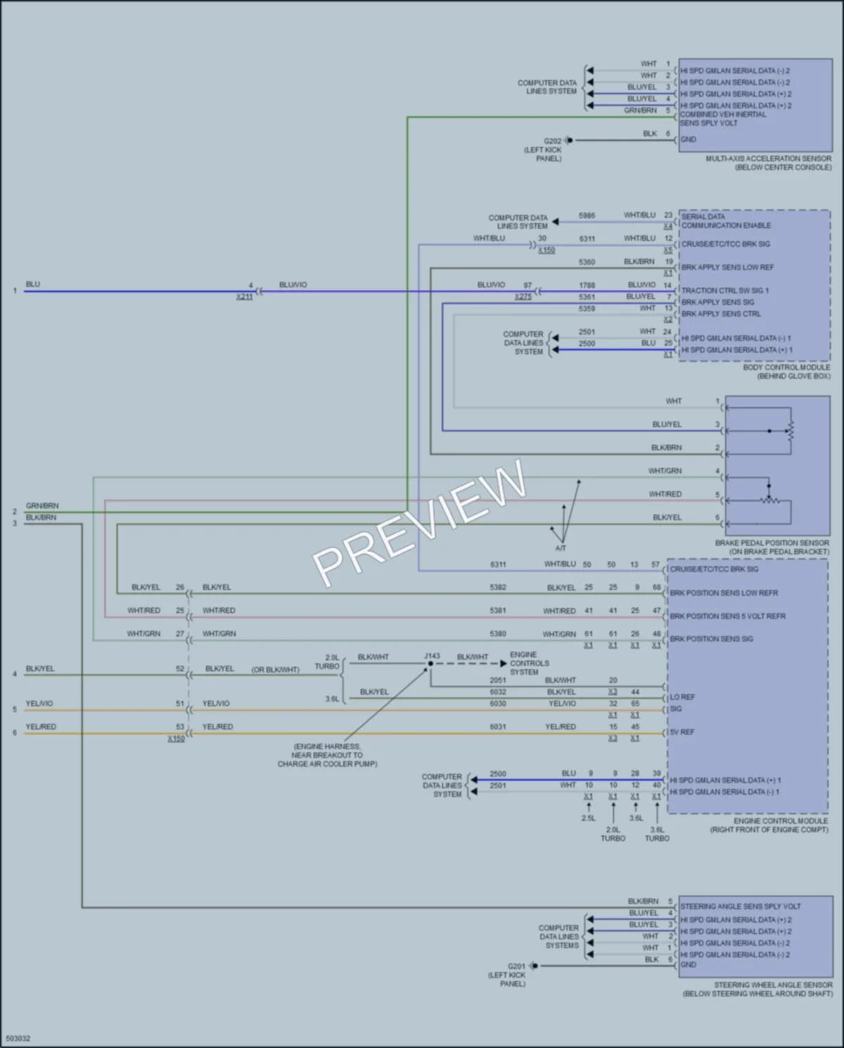2016 Cadillac ATS Anti Lock Brakes wiring diagram preview