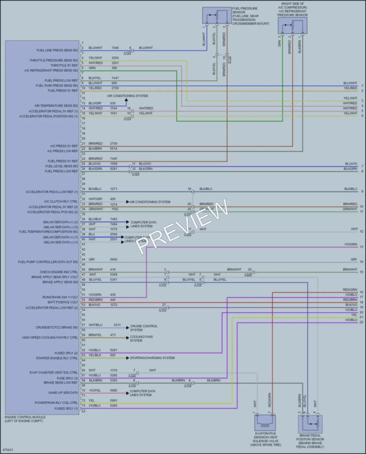 2016 Cadillac EscaladeESV Engine Performance wiring diagram preview