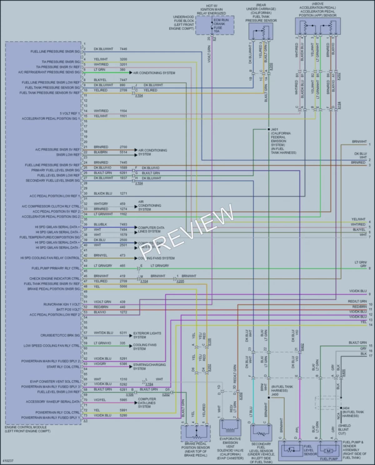 2016 Cadillac SRX Engine Performance wiring diagram preview